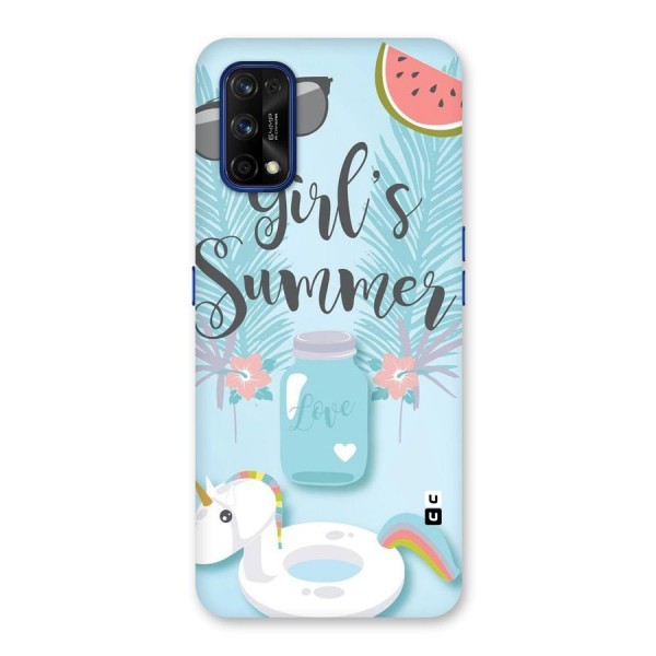 Girls Summer Back Case for Realme 7 Pro