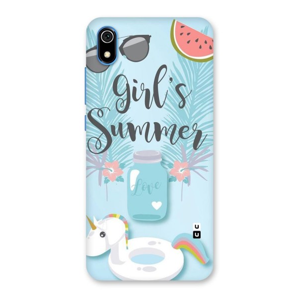 Girls Summer Back Case for Redmi 7A