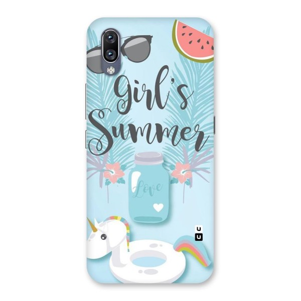 Girls Summer Back Case for Vivo NEX