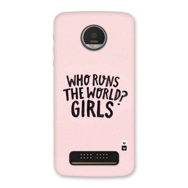 Girls World Back Case for Moto Z Play