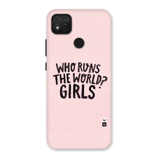 Girls World Back Case for Redmi 9C