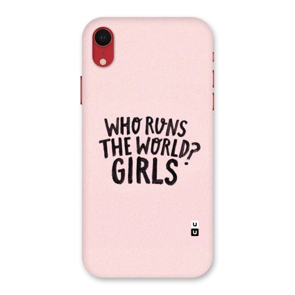 Girls World Back Case for iPhone XR