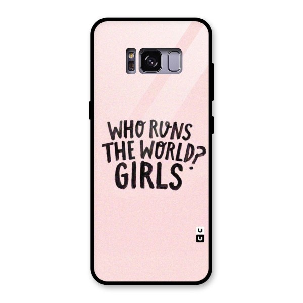 Girls World Glass Back Case for Galaxy S8