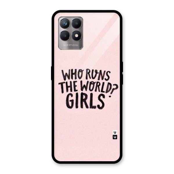 Girls World Glass Back Case for Realme 8i