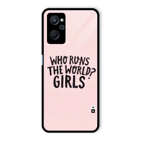 Girls World Glass Back Case for Realme 9i