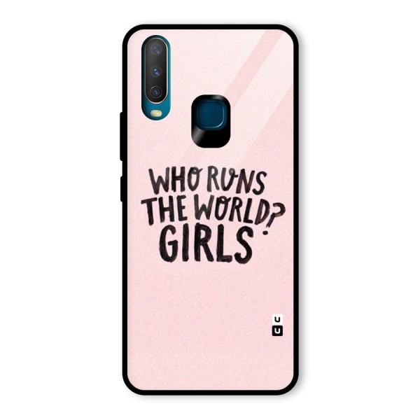 Girls World Glass Back Case for Vivo Y12