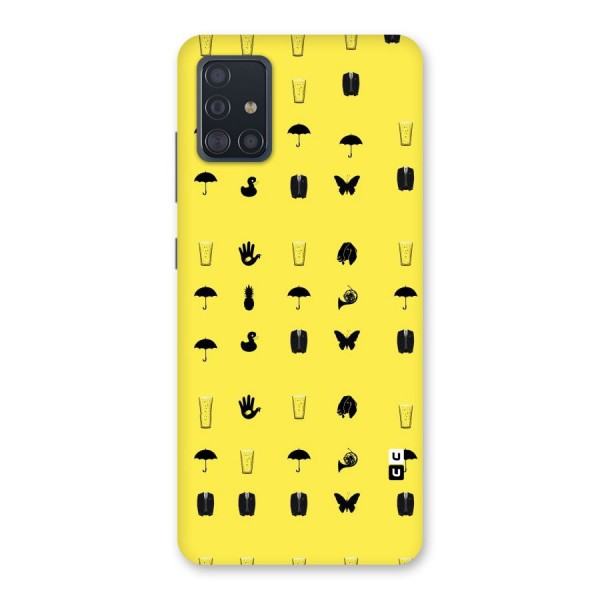 Glass Pattern Back Case for Galaxy A51