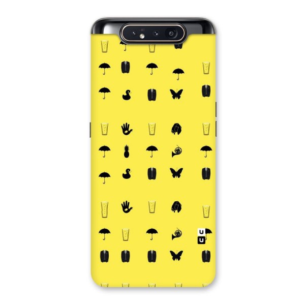 Glass Pattern Back Case for Galaxy A80