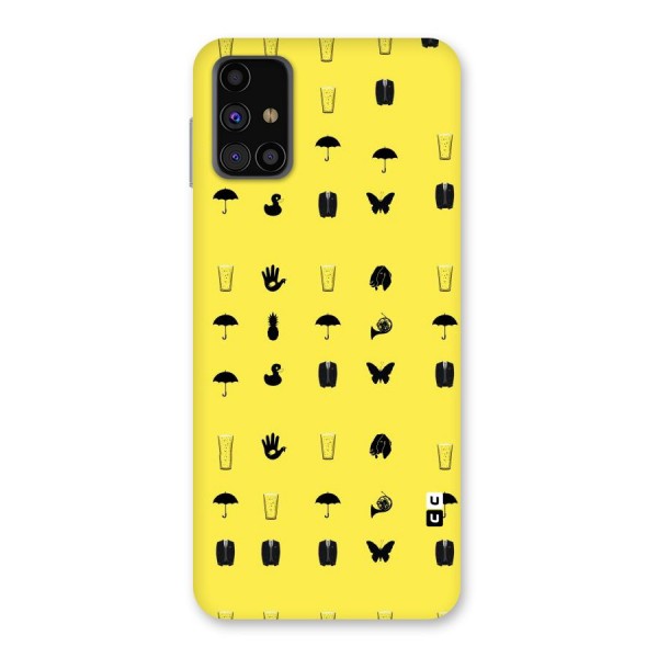 Glass Pattern Back Case for Galaxy M31s