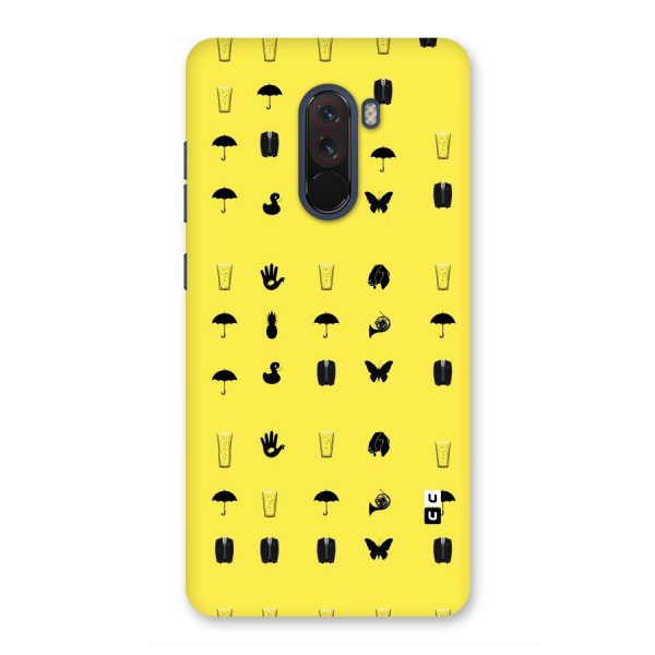 Glass Pattern Back Case for Poco F1