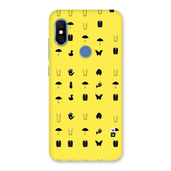 Glass Pattern Back Case for Redmi Note 6 Pro