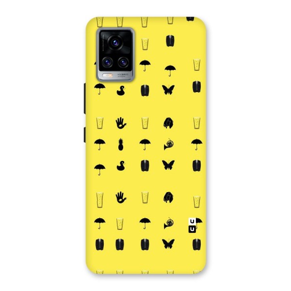 Glass Pattern Back Case for Vivo V20 Pro