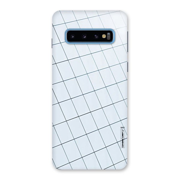 Glass Square Wall Back Case for Galaxy S10