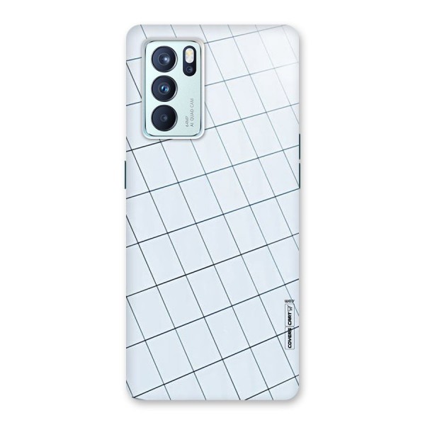 Glass Square Wall Back Case for Oppo Reno6 Pro 5G