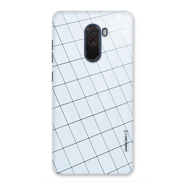 Glass Square Wall Back Case for Poco F1