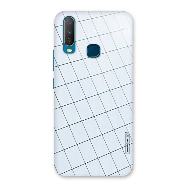 Glass Square Wall Back Case for Vivo Y15