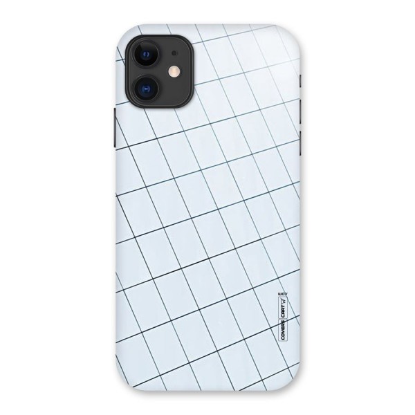 Glass Square Wall Back Case for iPhone 11