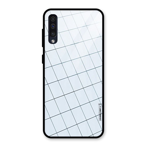 Glass Square Wall Glass Back Case for Galaxy A50s