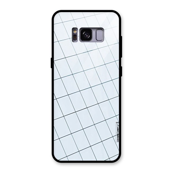 Glass Square Wall Glass Back Case for Galaxy S8