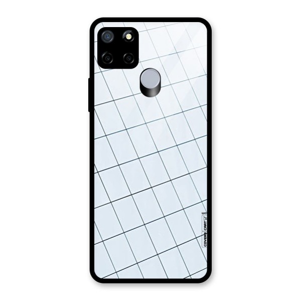 Glass Square Wall Glass Back Case for Realme C15