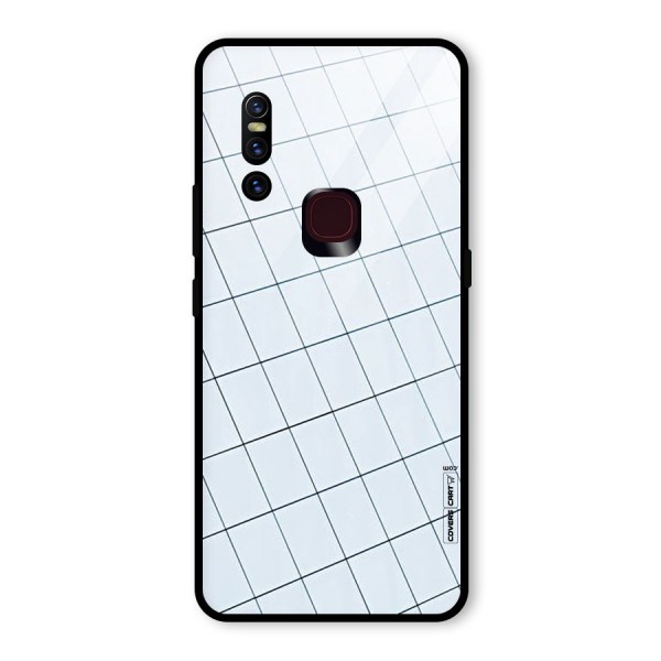 Glass Square Wall Glass Back Case for Vivo V15