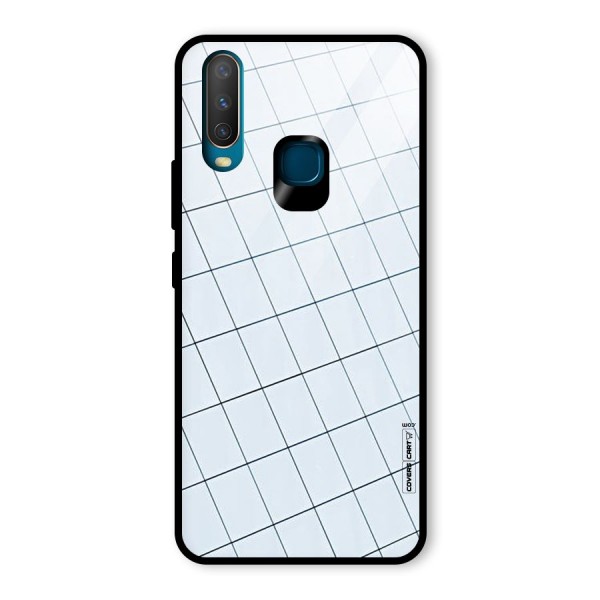 Glass Square Wall Glass Back Case for Vivo Y15