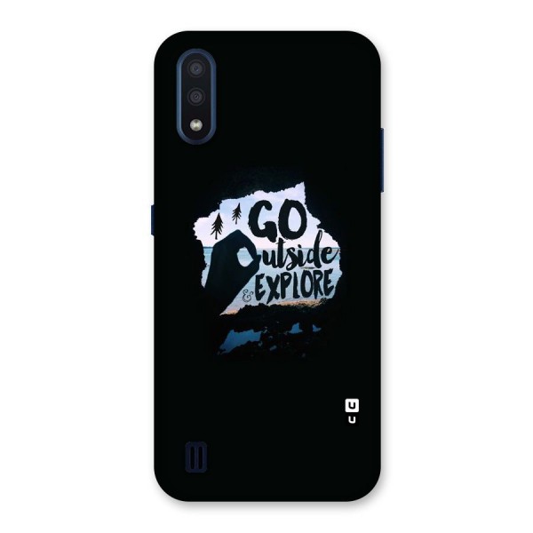 Go Outside Back Case for Galaxy M01