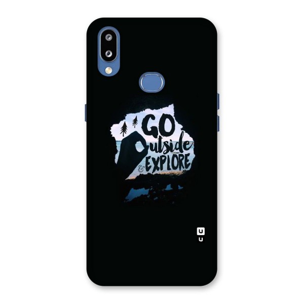 Go Outside Back Case for Galaxy M01s