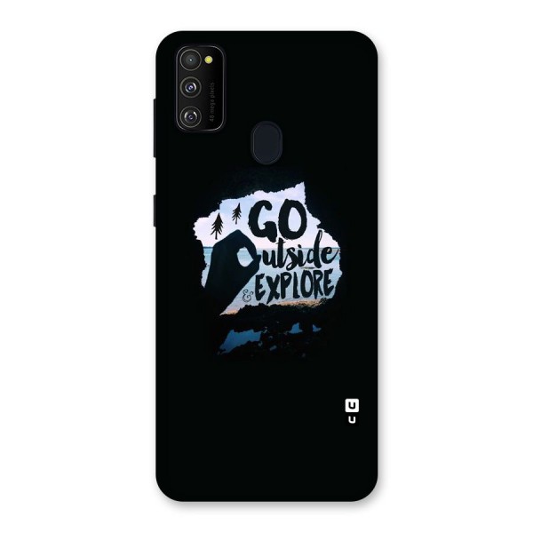 Go Outside Back Case for Galaxy M21