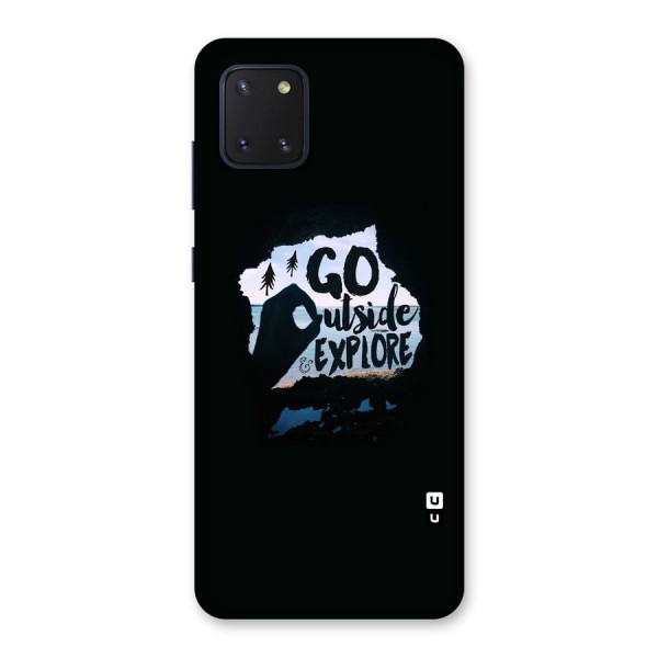 Go Outside Back Case for Galaxy Note 10 Lite