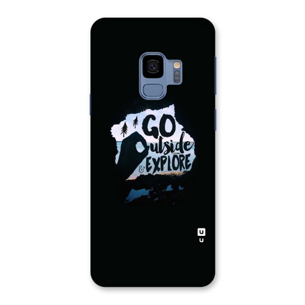 Go Outside Back Case for Galaxy S9