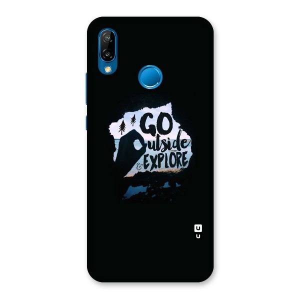 Go Outside Back Case for Huawei P20 Lite