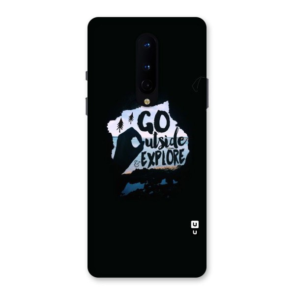 Go Outside Back Case for OnePlus 8