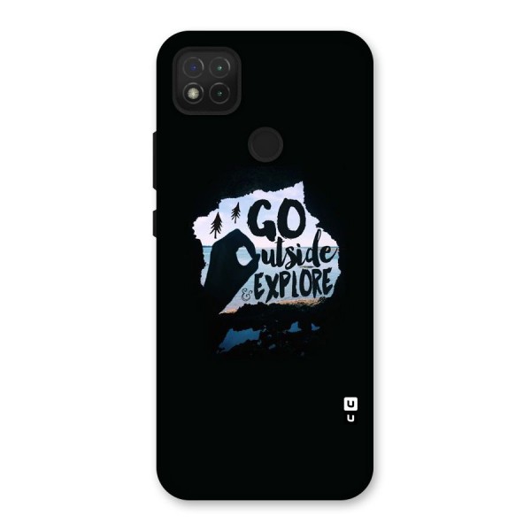 Go Outside Back Case for Redmi 9C