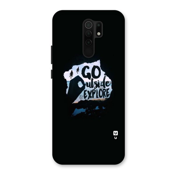 Go Outside Back Case for Redmi 9 Prime