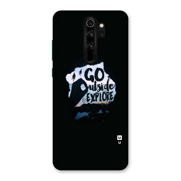 Go Outside Back Case for Redmi Note 8 Pro