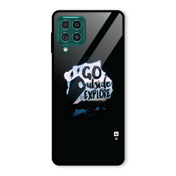 Go Outside Glass Back Case for Galaxy F62