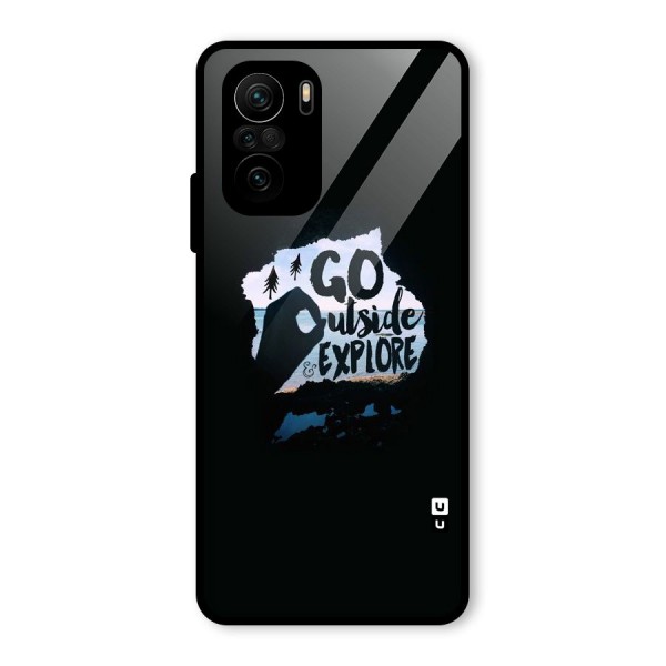 Go Outside Glass Back Case for Mi 11x