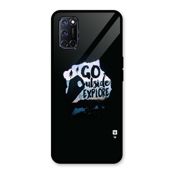 Go Outside Glass Back Case for Oppo A52