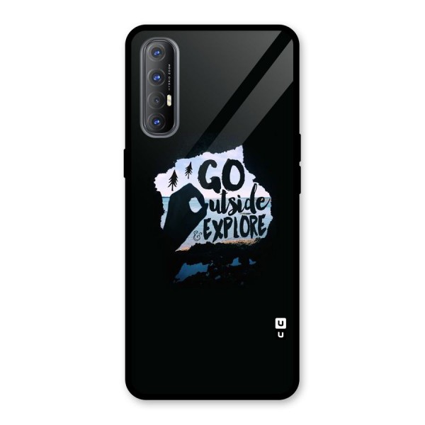 Go Outside Glass Back Case for Oppo Reno3 Pro