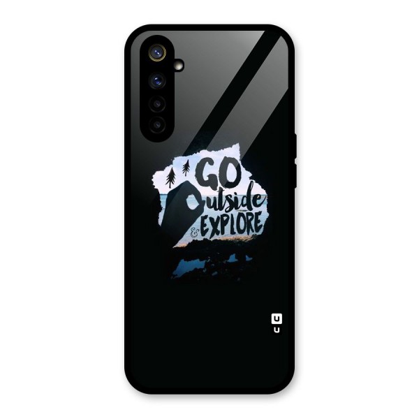 Go Outside Glass Back Case for Realme 6