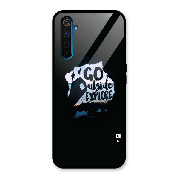 Go Outside Glass Back Case for Realme 6 Pro