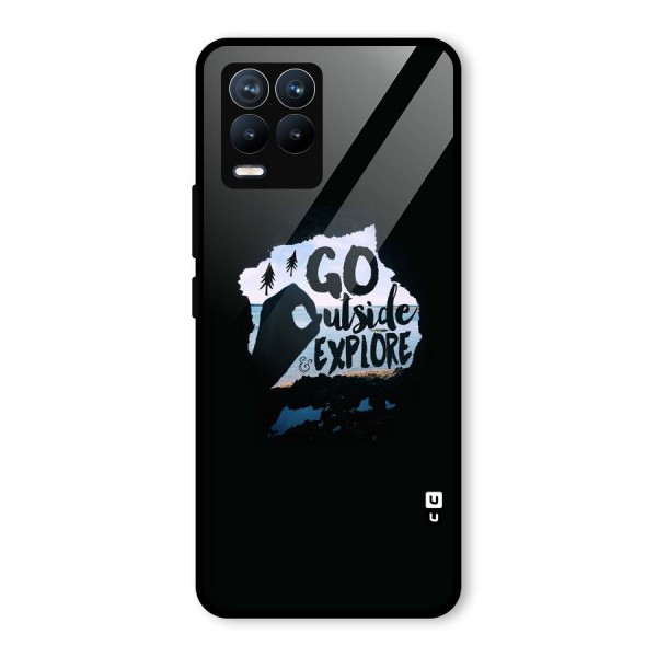 Go Outside Glass Back Case for Realme 8