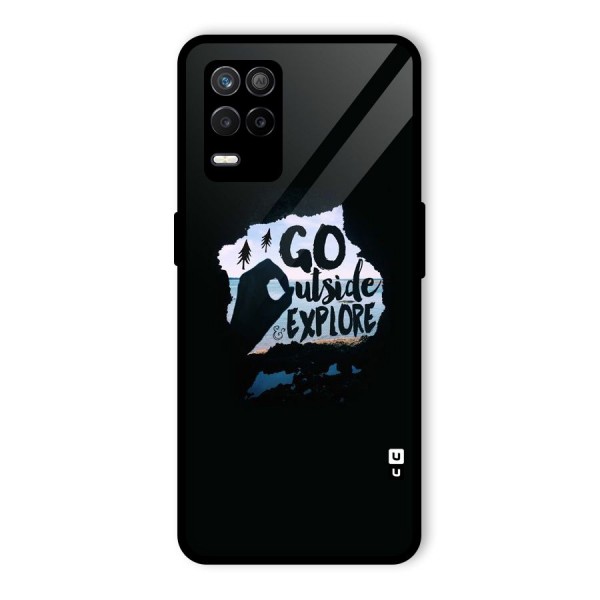 Go Outside Glass Back Case for Realme 9 5G