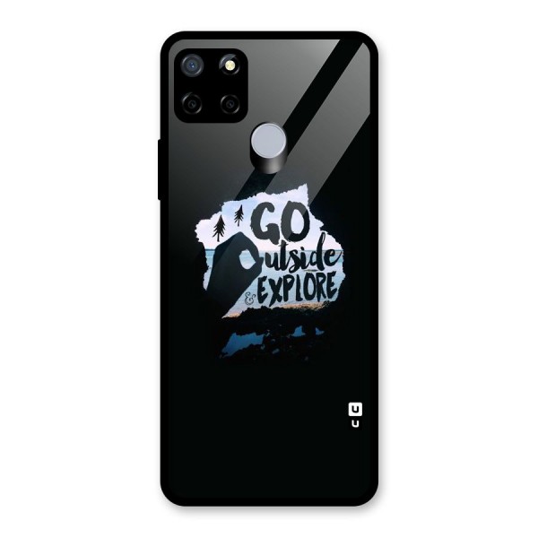 Go Outside Glass Back Case for Realme C12