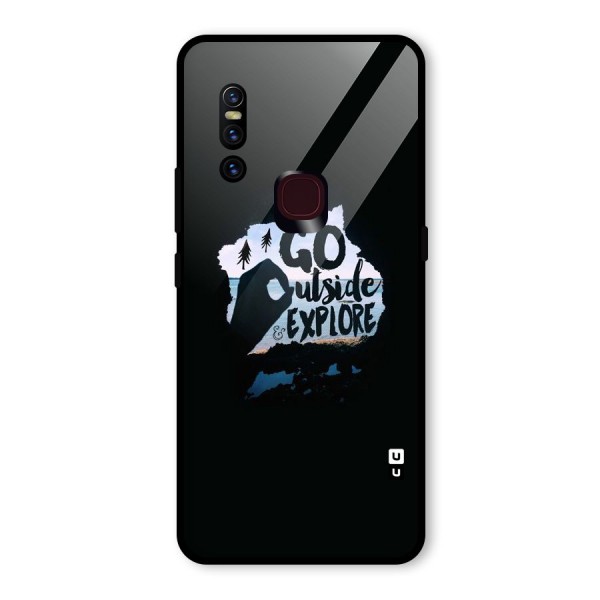 Go Outside Glass Back Case for Vivo V15