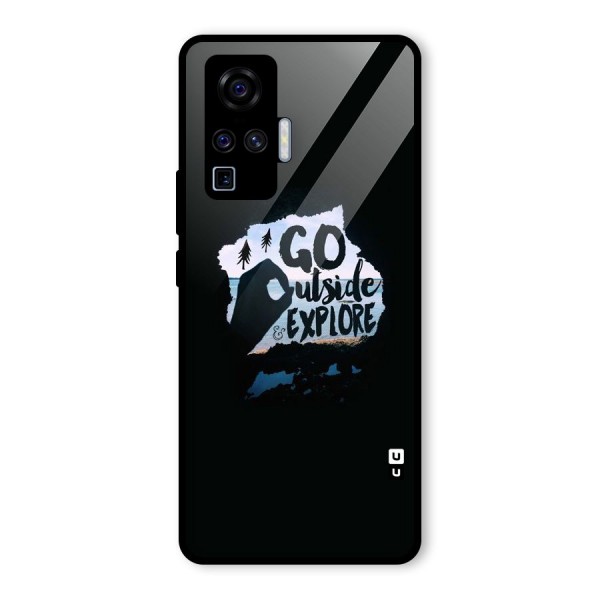 Go Outside Glass Back Case for Vivo X50 Pro