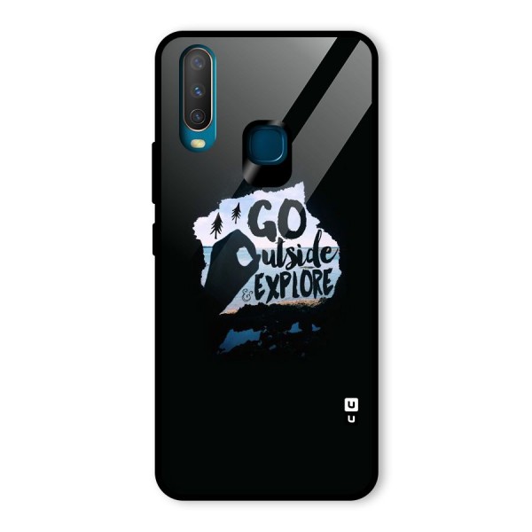 Go Outside Glass Back Case for Vivo Y12