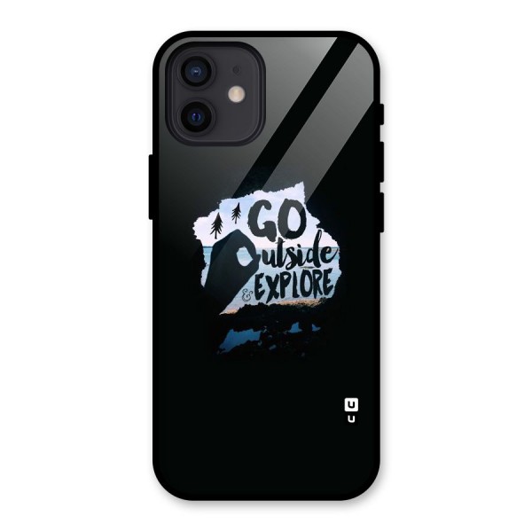 Go Outside Glass Back Case for iPhone 12