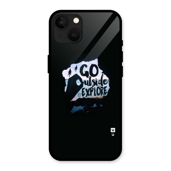 Go Outside Glass Back Case for iPhone 13
